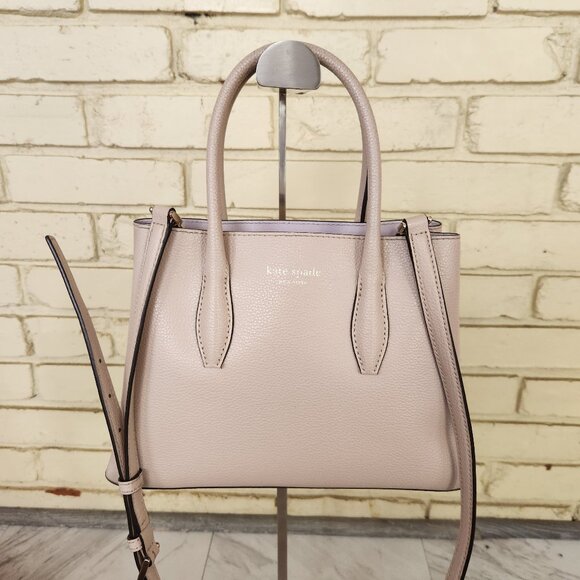 Kate Spade NY Eva Warm Beige Leather Crossbody Bag - Picture 3 of 9